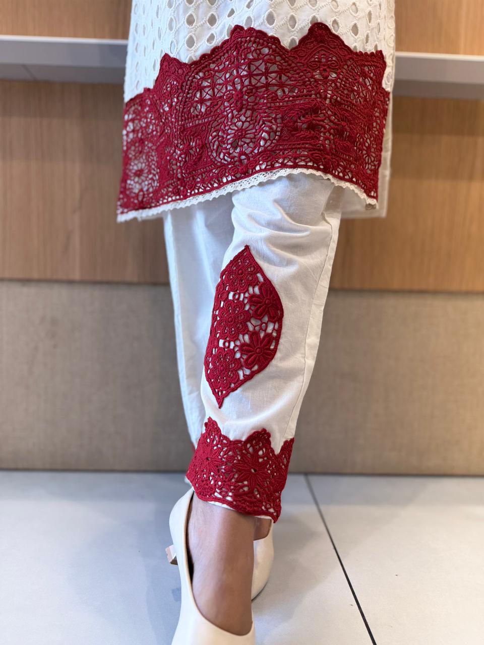 Pure Cotton Off White 3pc Set