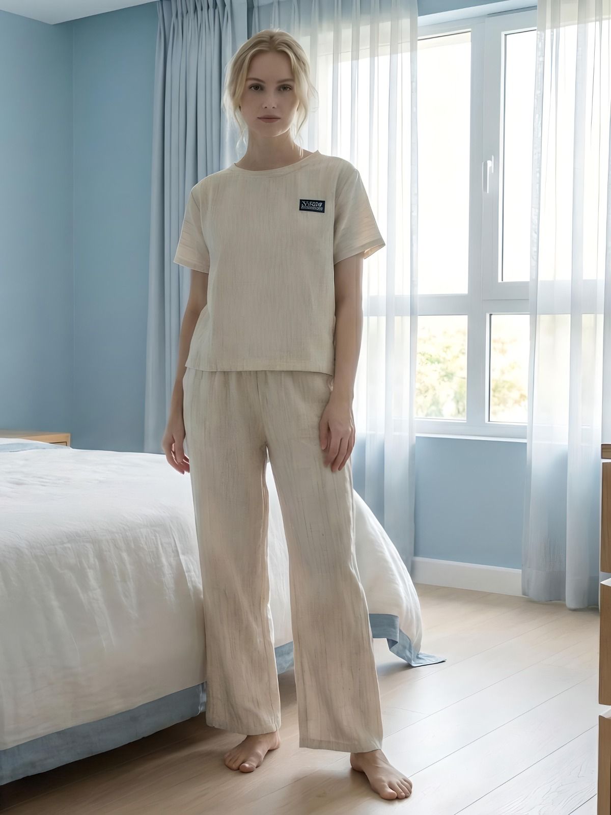 Pure Imported Off White 2pc Set
