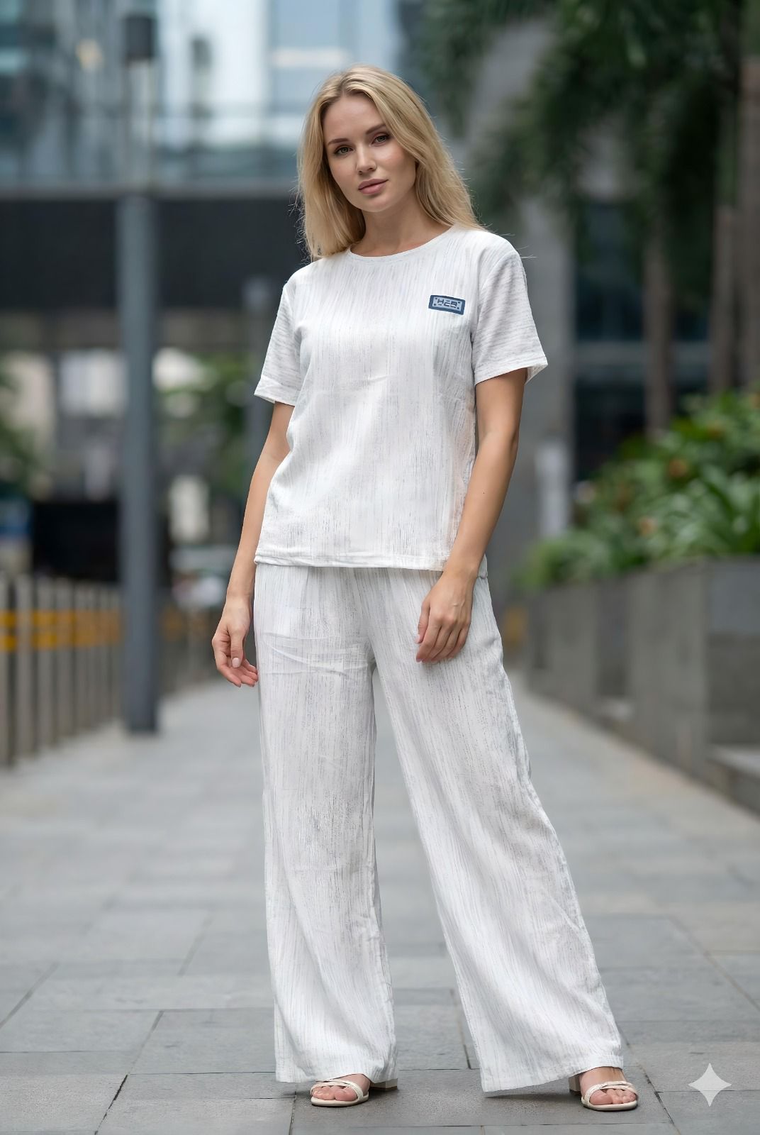Pure Imported Pearl White 2pc Set
