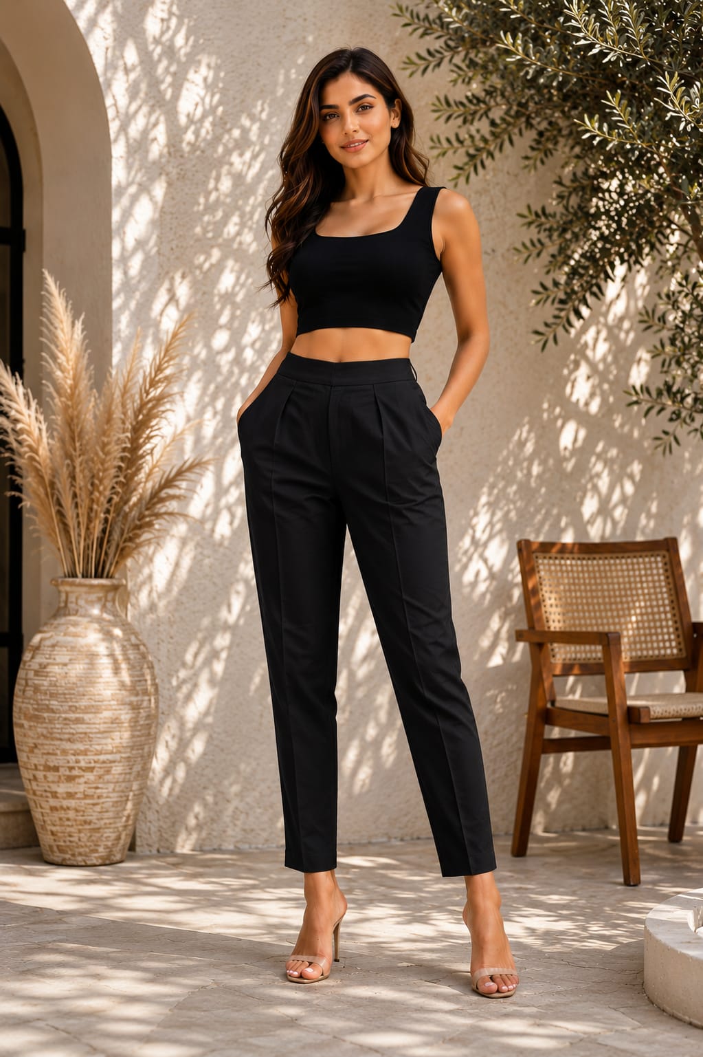 Pure Cotton Black Bottom