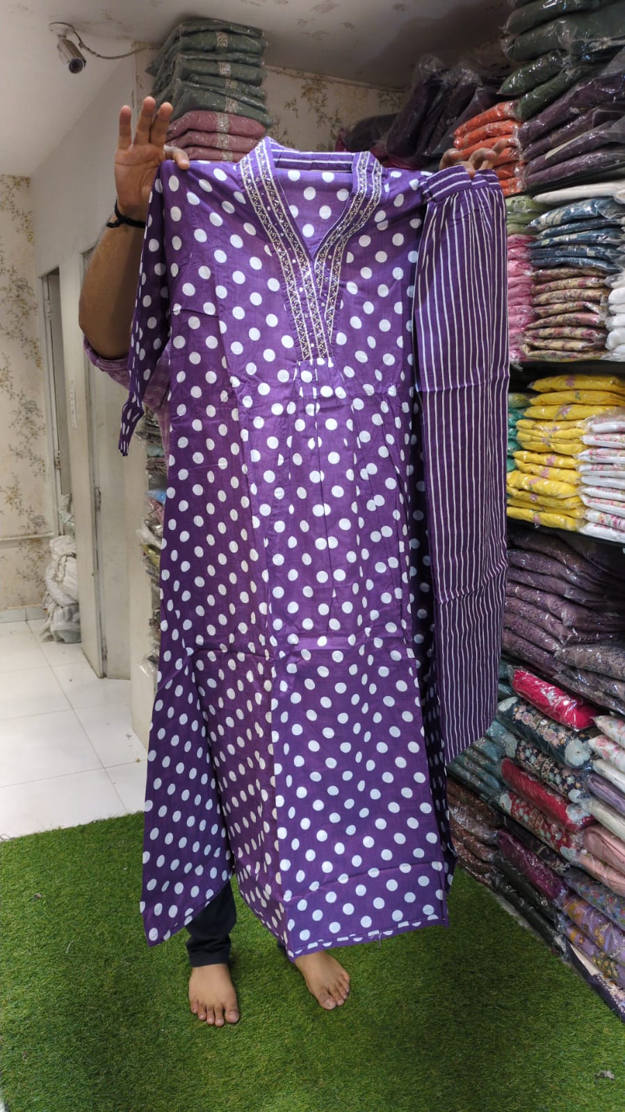 Cotton Purple 2pc Set