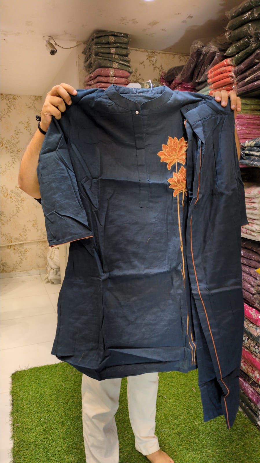 Pure Cotton Blue 2pc Set