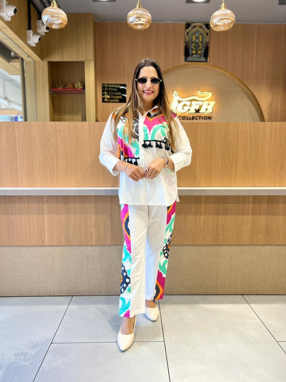 Pure Cotton Off White 2pc Set