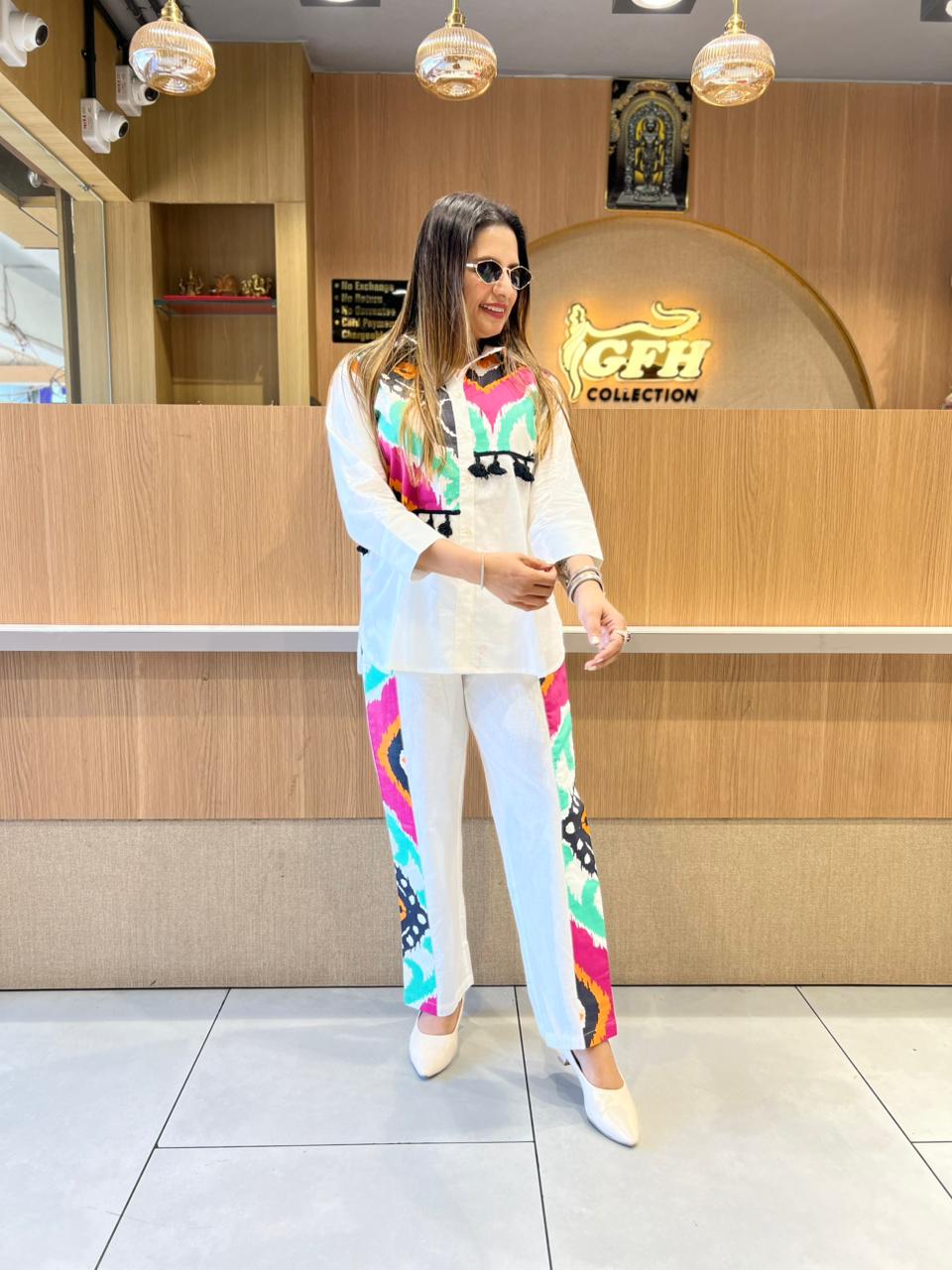 Pure Cotton Off White 2pc Set
