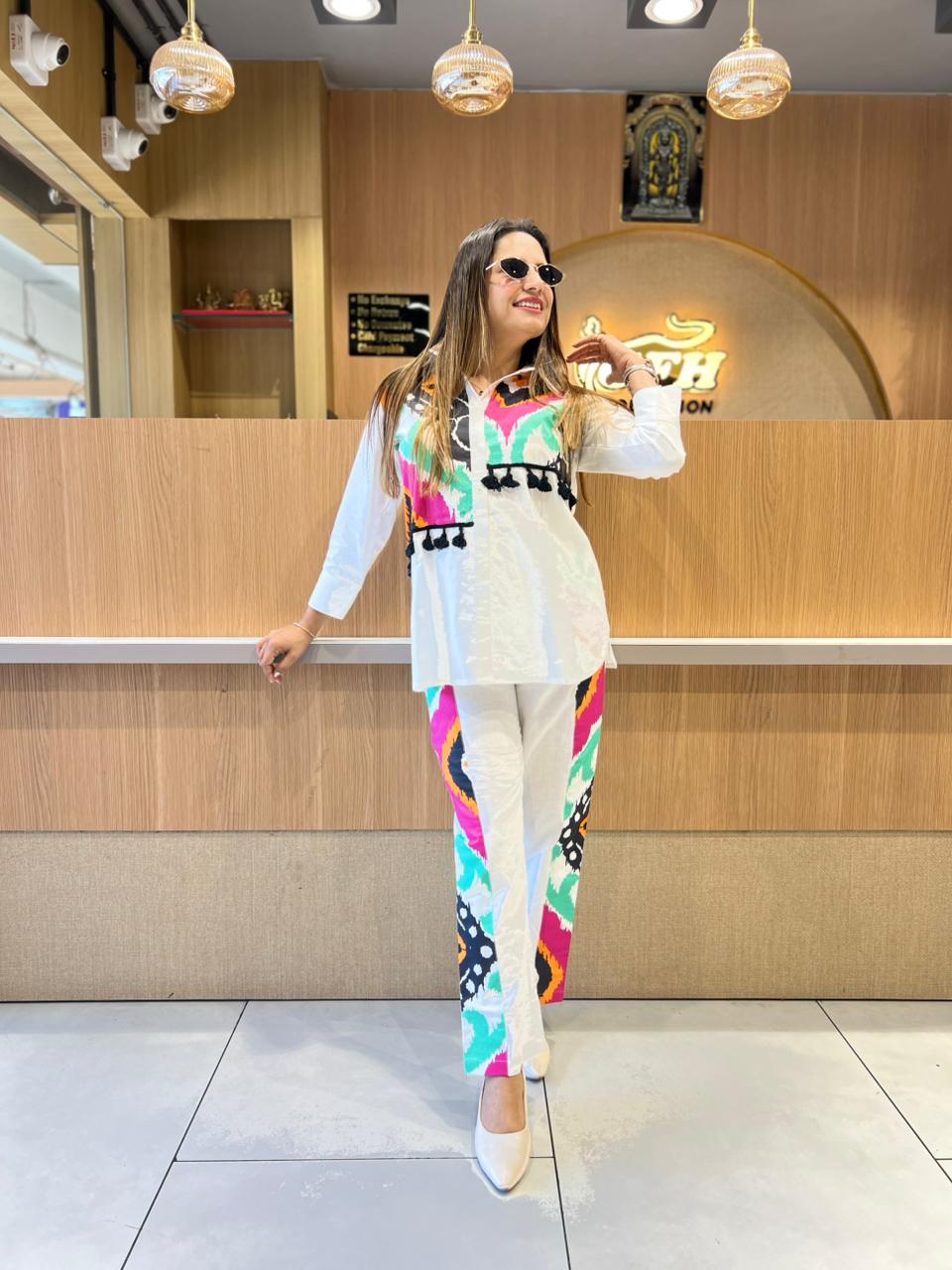 Pure Cotton Off White 2pc Set