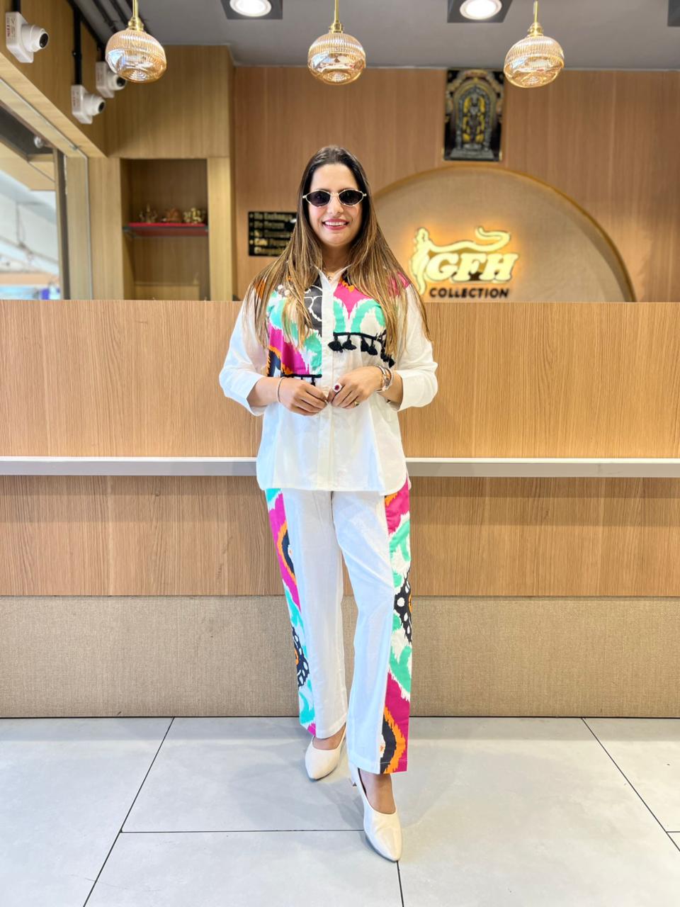 Pure Cotton Off White 2pc Set