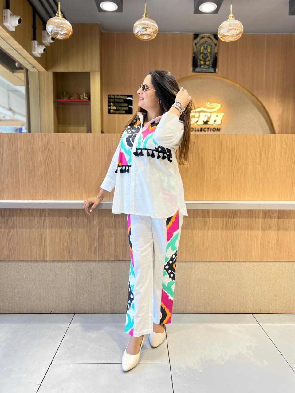 Pure Cotton Off White 2pc Set