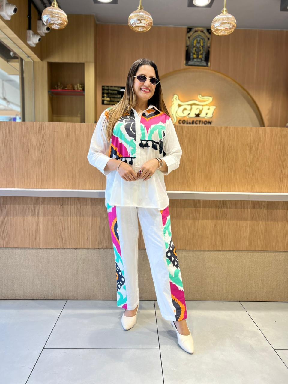 Pure Cotton Off White 2pc Set