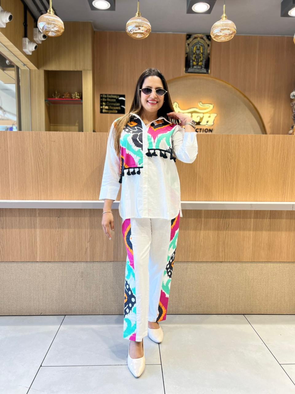 Pure Cotton Off White 2pc Set