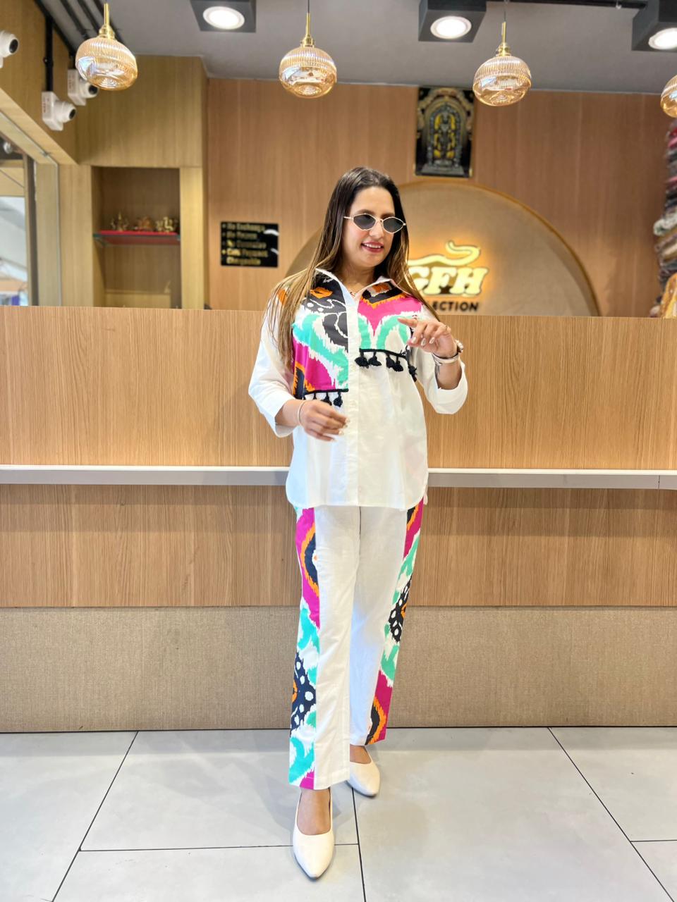 Pure Cotton Off White 2pc Set