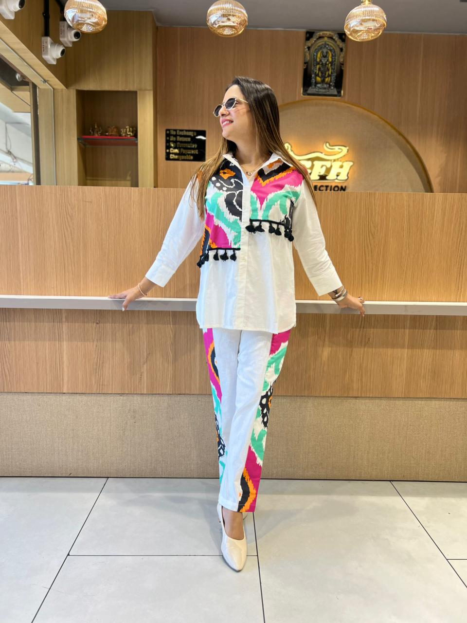 Pure Cotton Off White 2pc Set