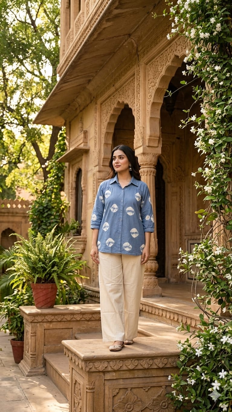 Pure Flex Cotton Blue 2pc Set