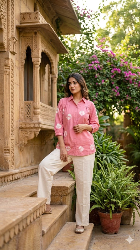 Pure Flex Cotton Pink 2pc Set