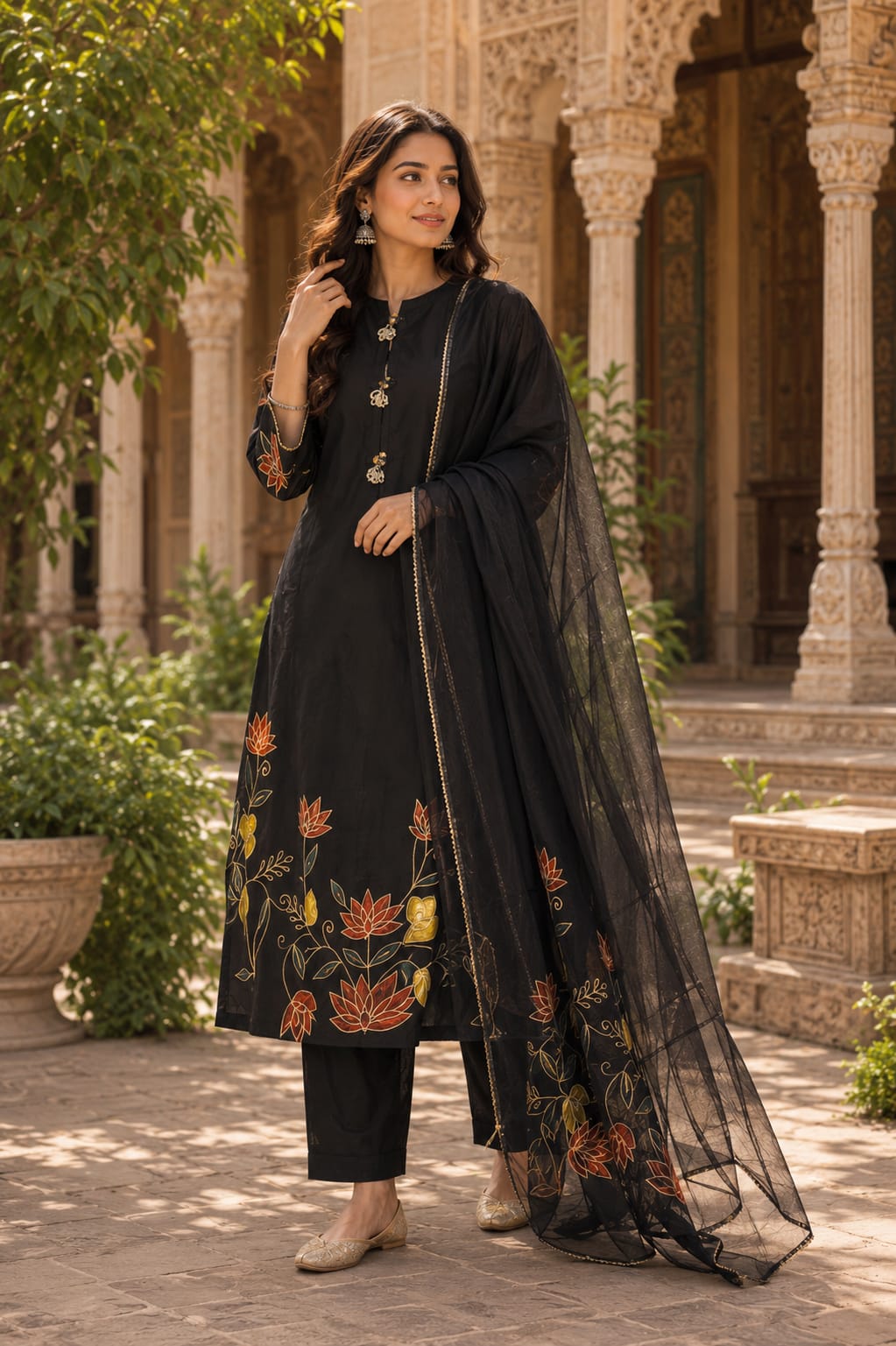 Pure Russian Silk Black 3pc Set