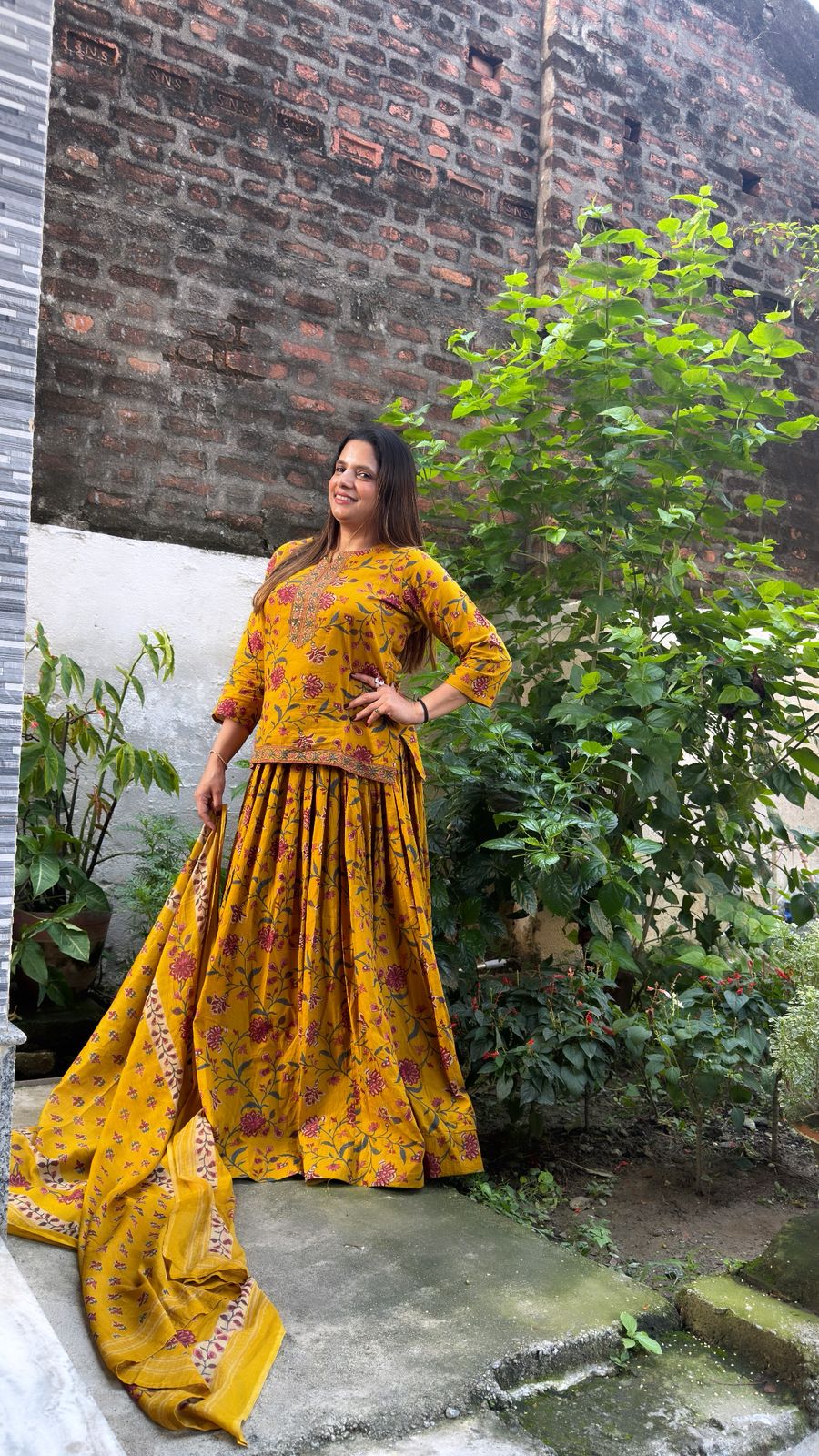 Pure Cotton Yellow 3pc Set
