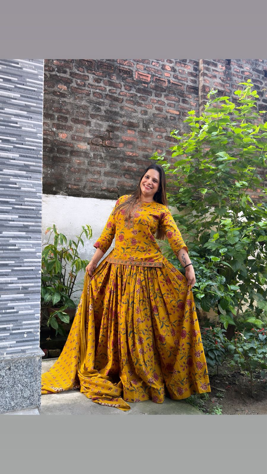 Pure Cotton Yellow 3pc Set
