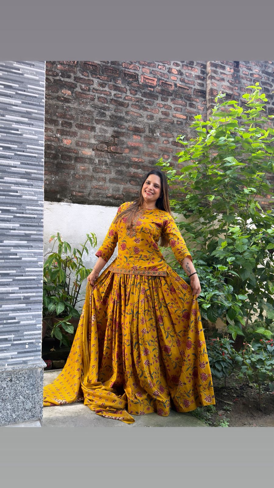 Pure Cotton Yellow 3pc Set