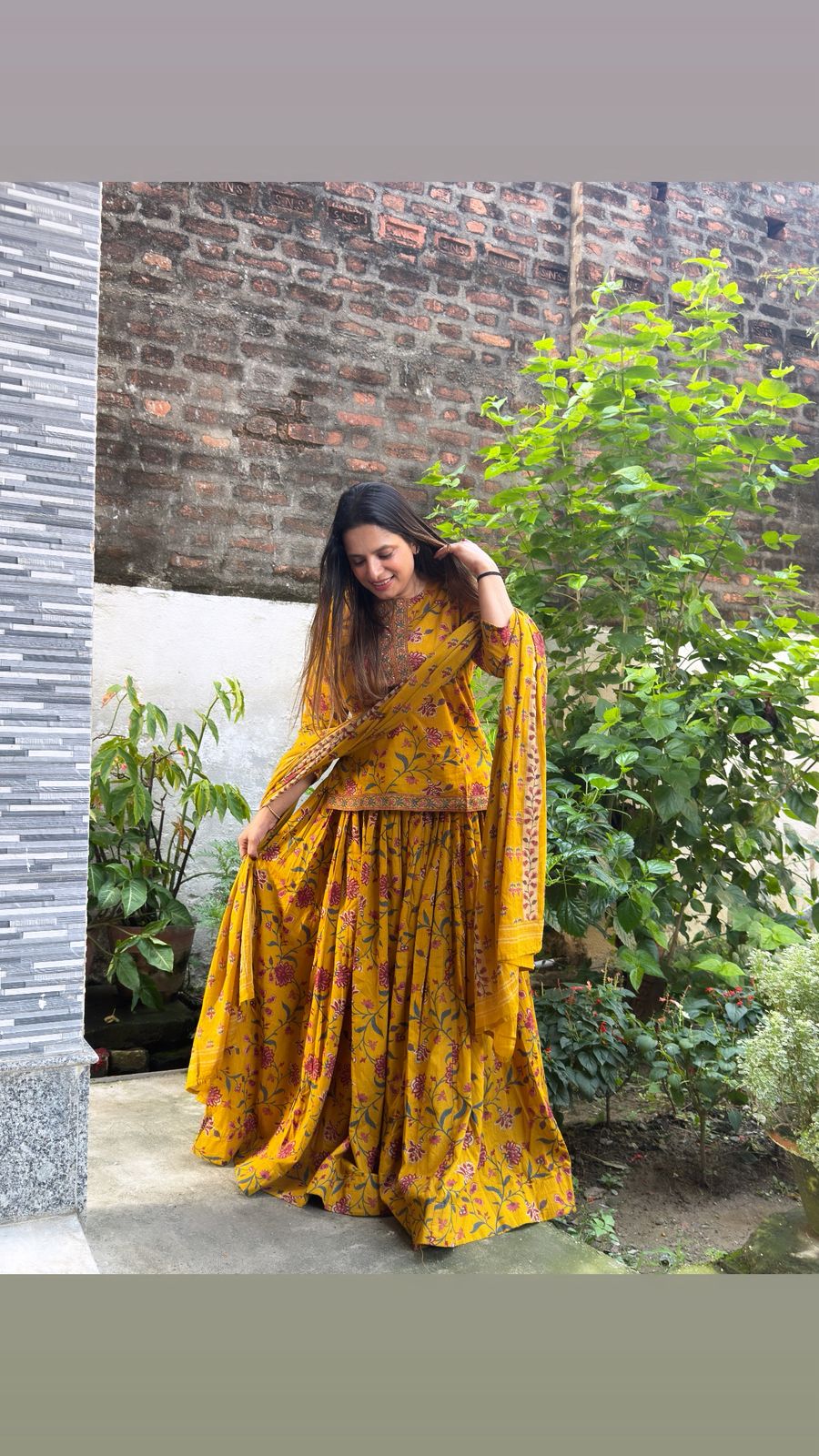 Pure Cotton Yellow 3pc Set