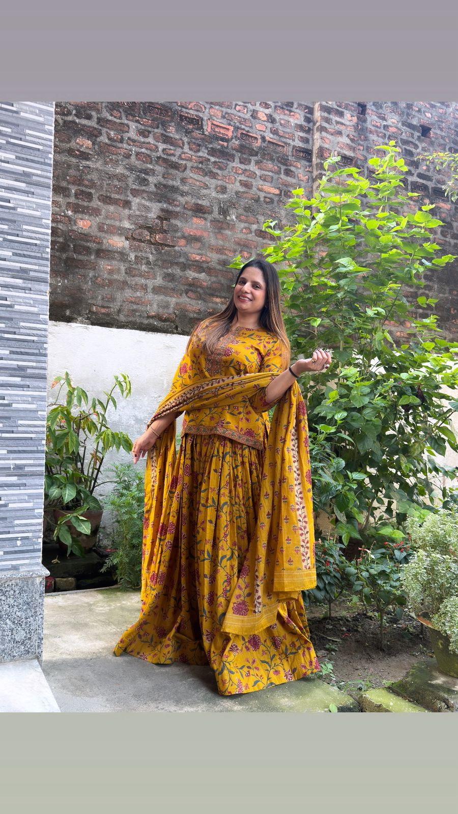 Pure Cotton Yellow 3pc Set