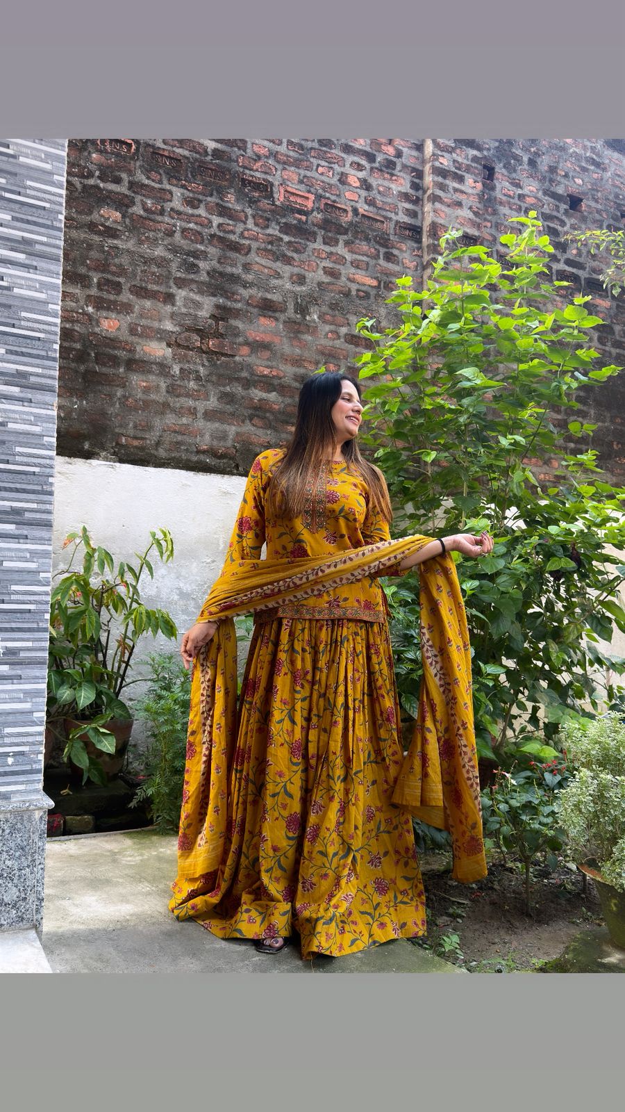 Pure Cotton Yellow 3pc Set