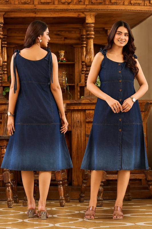 Pure Denim Blue Midi