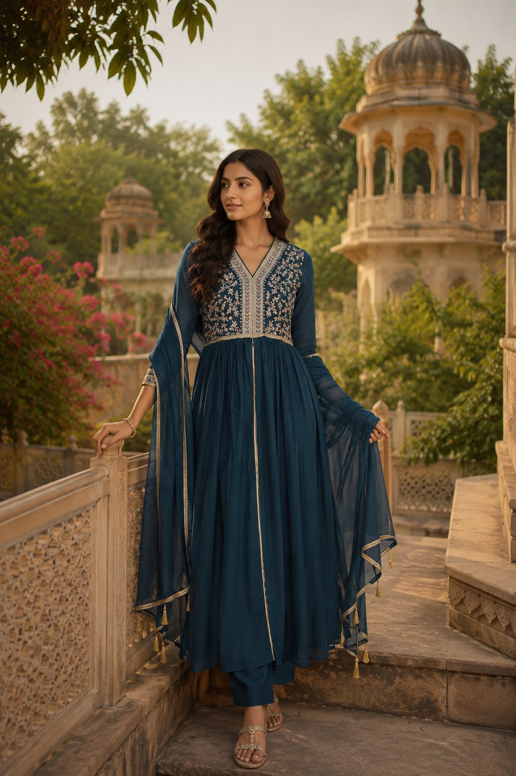 Pure Chinon Teal Blue 3pc Set