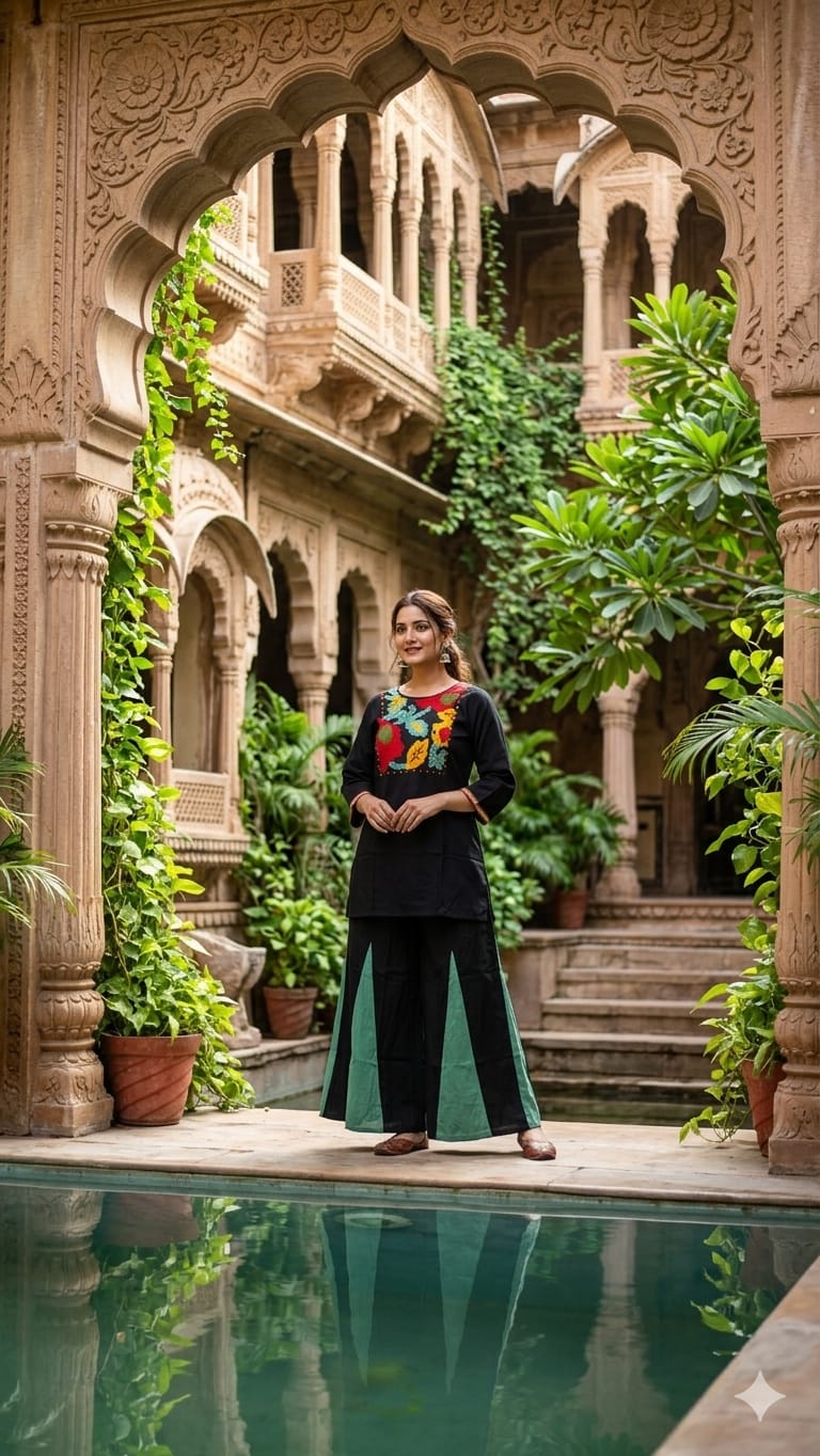 Pure Slub Cotton Black 2pc Set