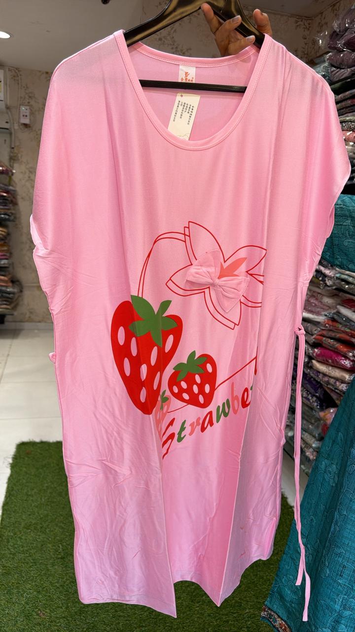 Pure Hoisery Nighty Pink