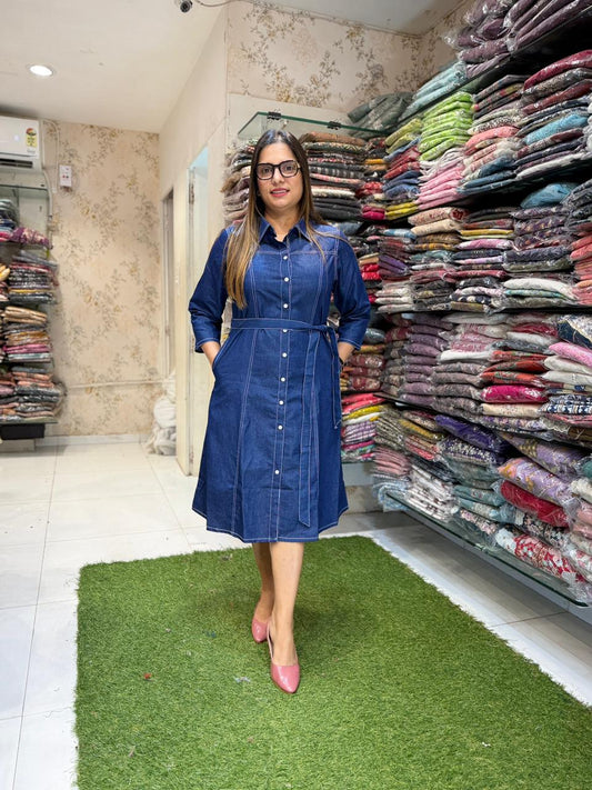 Pure Denim Blue Midi