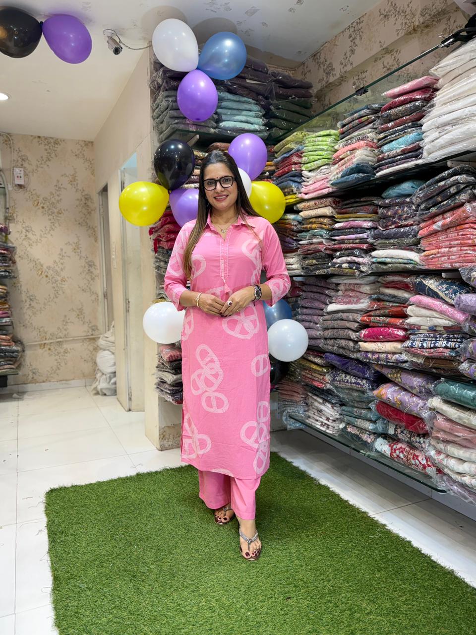 Pure Cotton Pink 2pc Set