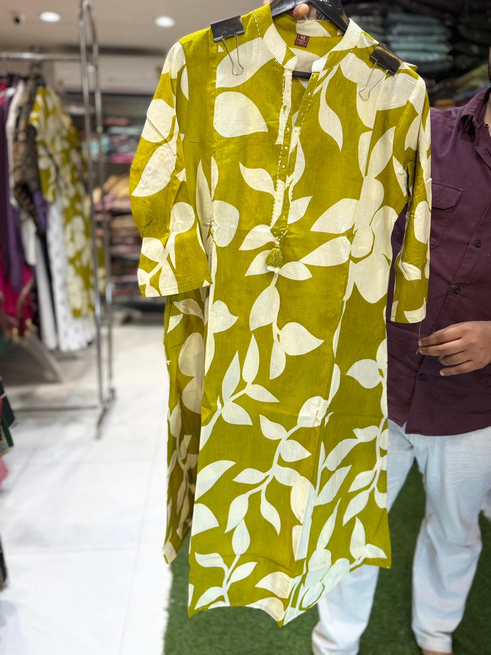 Pure Cotton Chatni Green 2pc Set