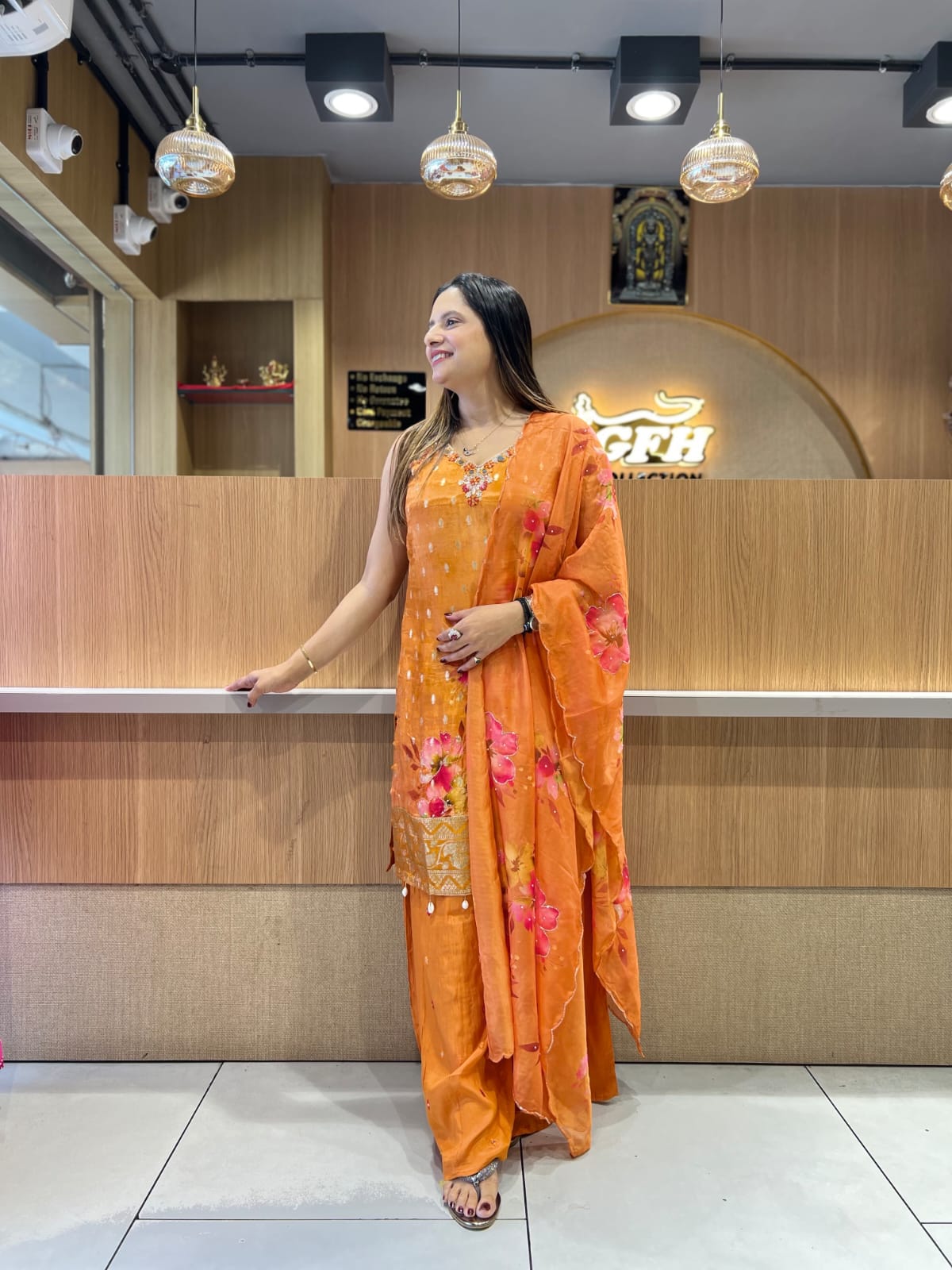 Pure Ho Silk Orange 3pc Set
