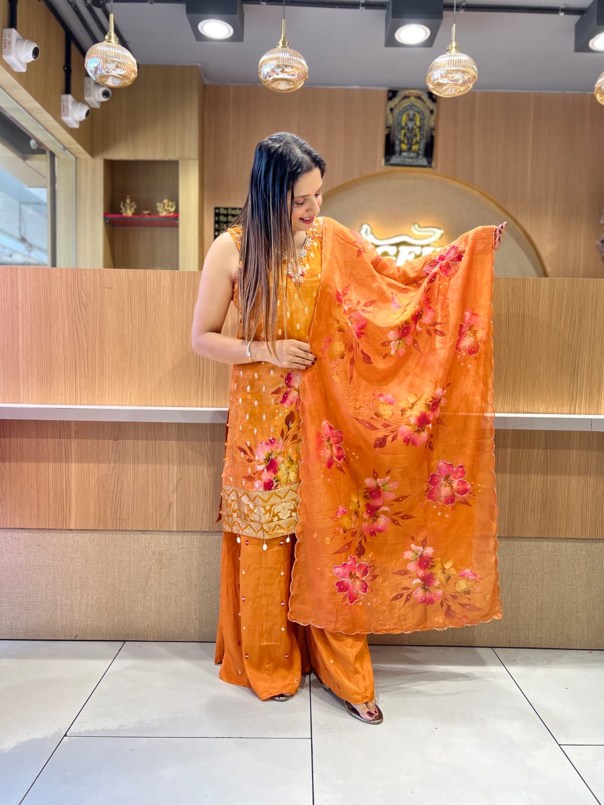 Pure Ho Silk Orange 3pc Set