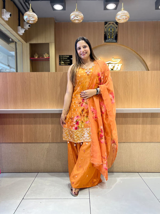 Pure Ho Silk Orange 3pc Set