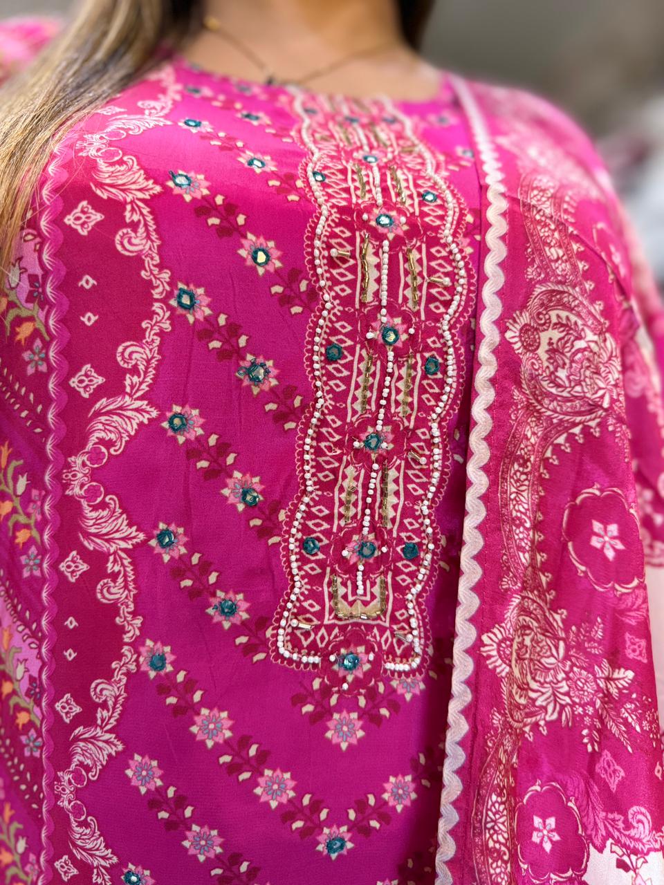 Pure Crep Pink 3pc Set