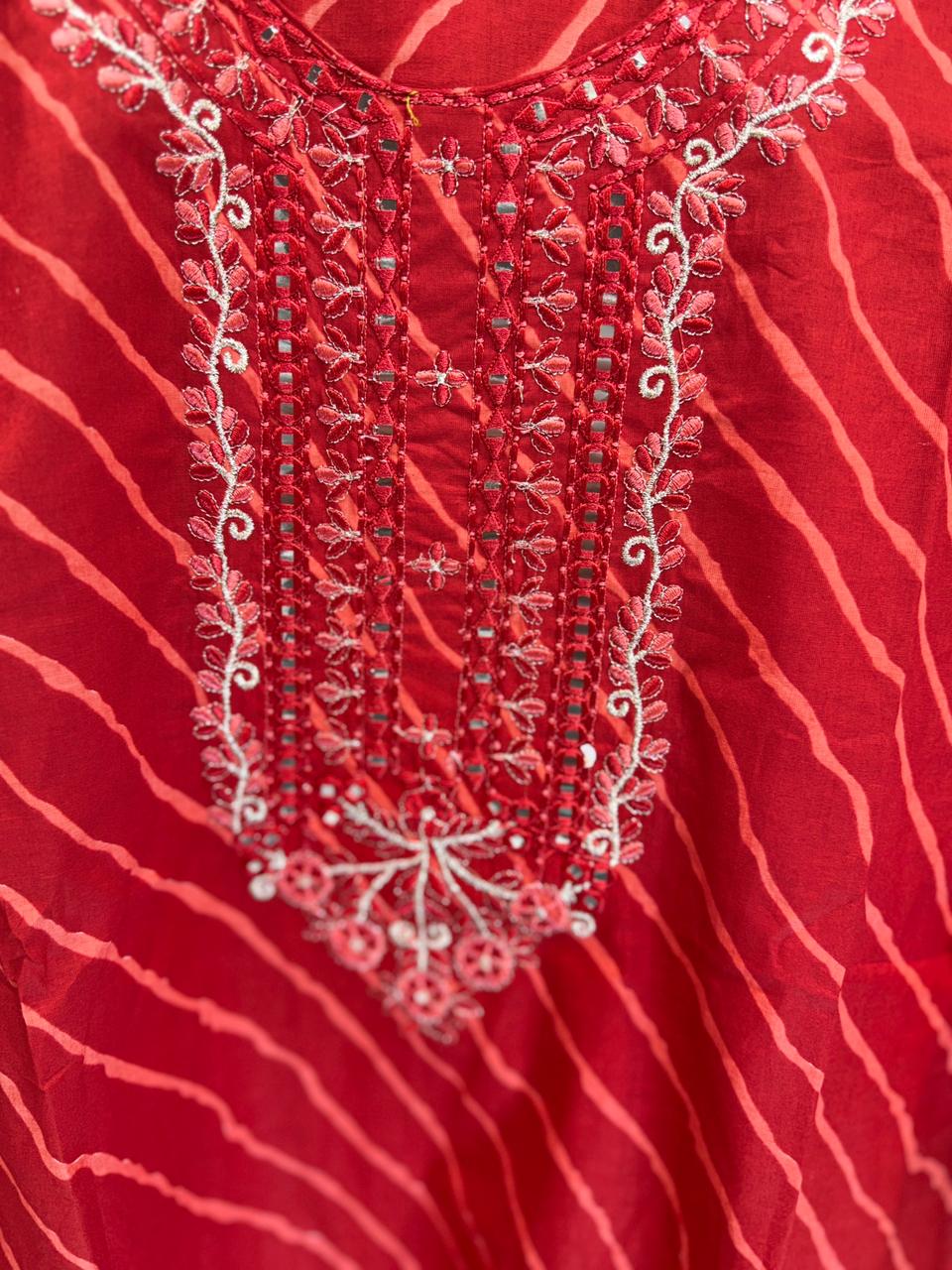 Pure Cotton Red 3pc Set