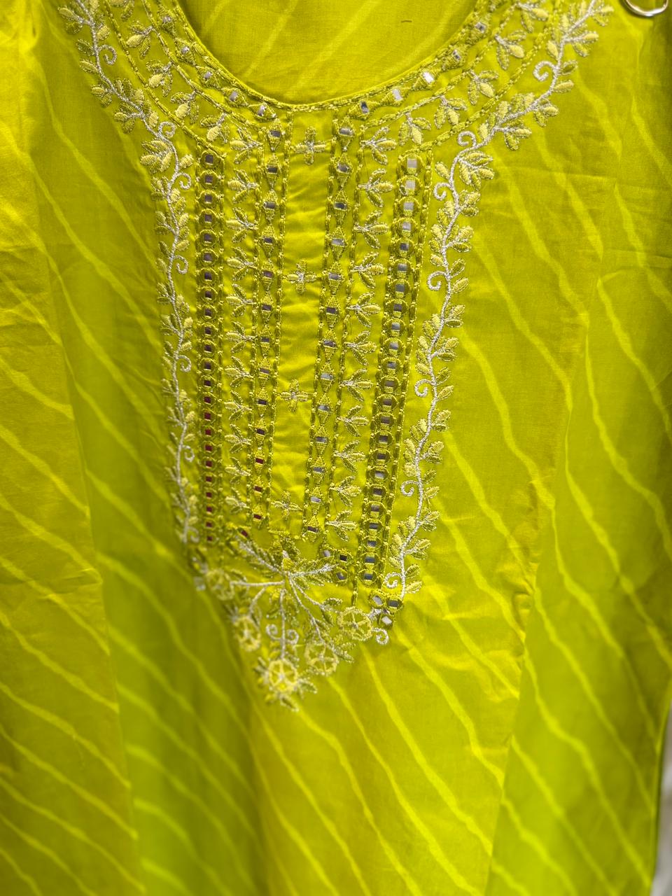 Pure Cotton Chatni Green 3pc Set