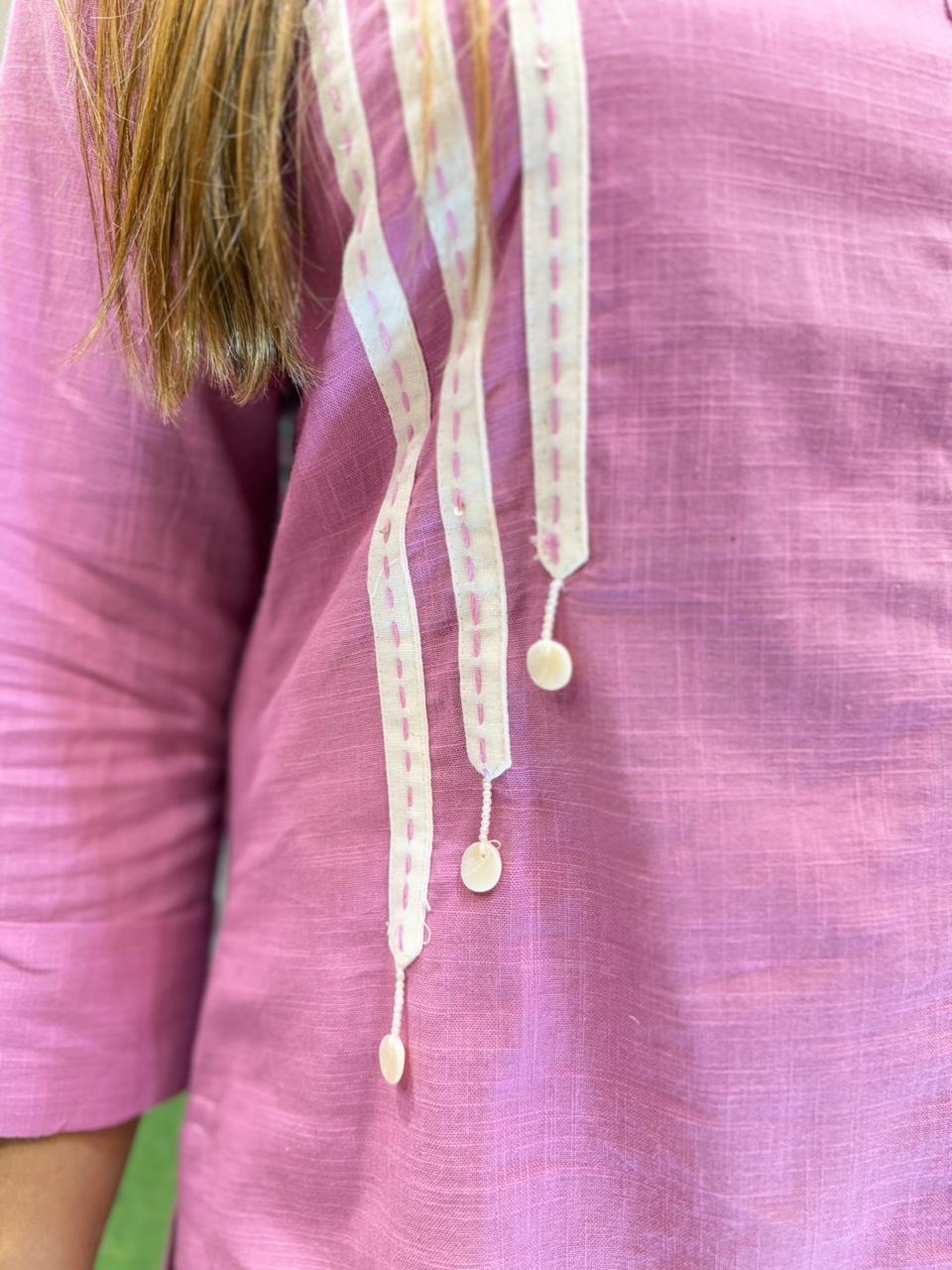 Pure Linen Cotton Onion 2pc Set