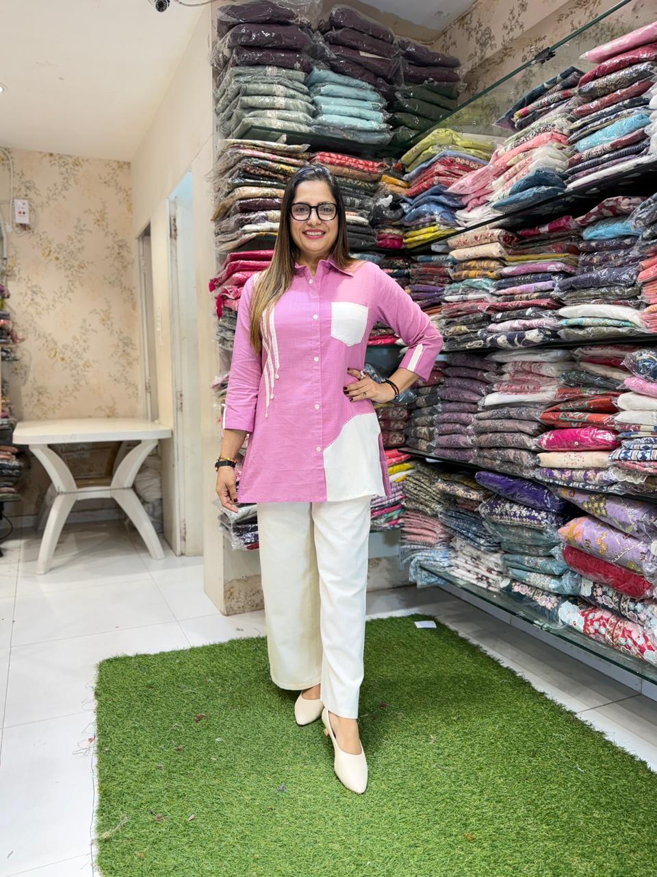 Pure Linen Cotton Onion 2pc Set