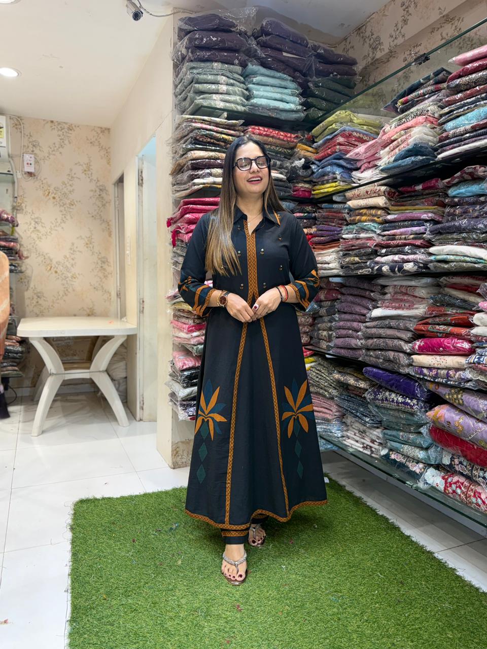 Pure Cotton Black 2pc Set