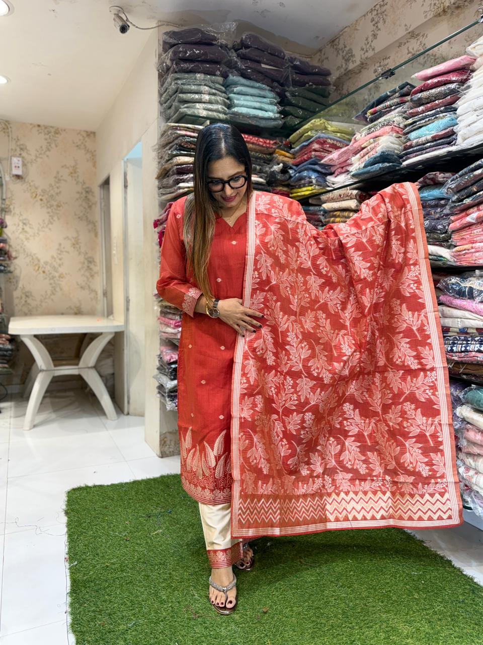 Pure South Silk Orange 3pc Set