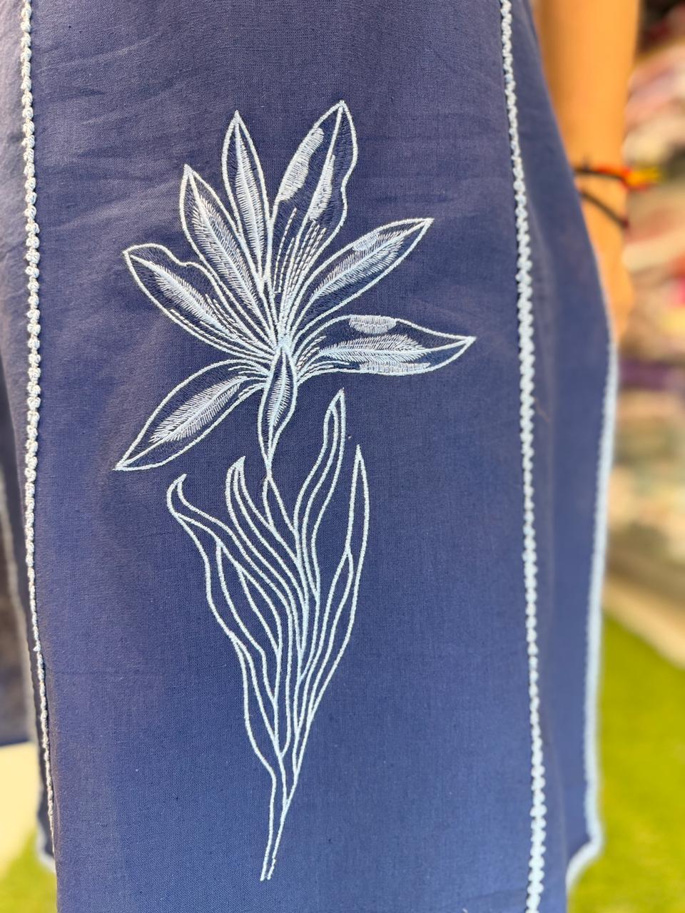 Pure Flex cotton Blue cordset