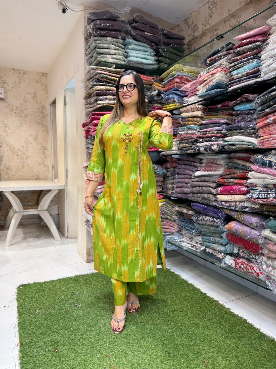 Pure South Cotton Green 2pc Set