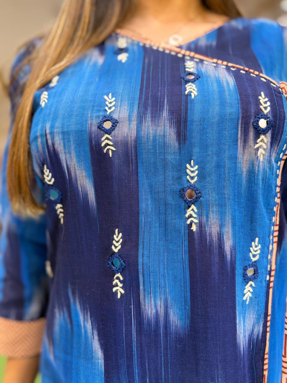 Pure South Cotton Blue 2pc Set