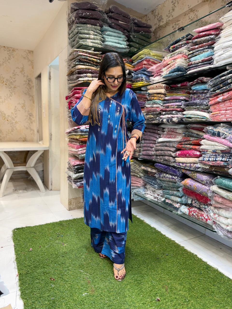 Pure South Cotton Blue 2pc Set