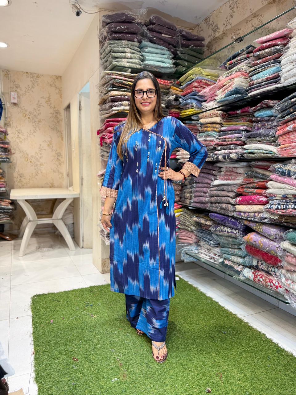 Pure South Cotton Blue 2pc Set