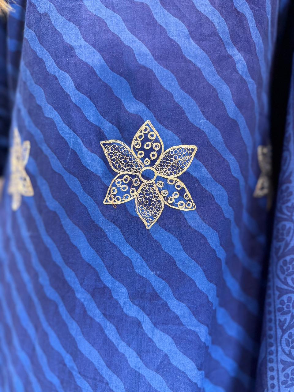 Pure Cotton Blue 3pc Set