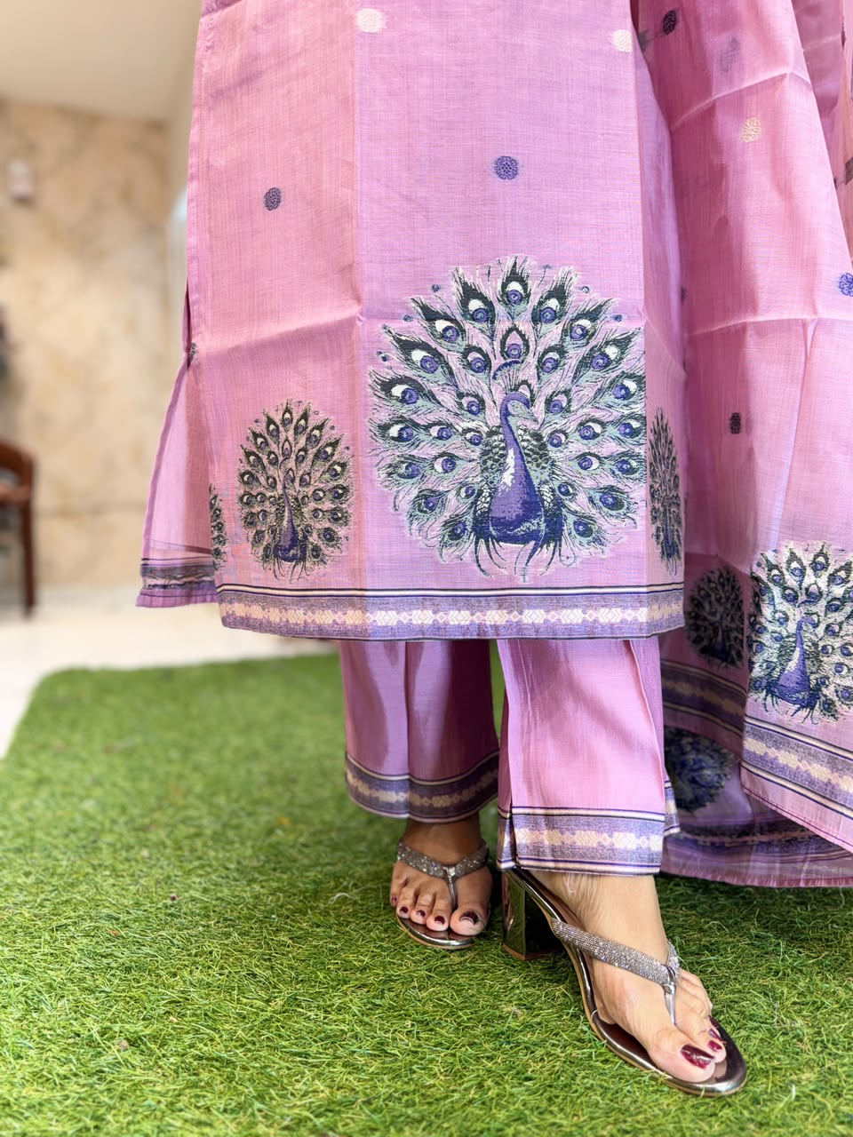 Pure South Silk Lylac Pink 3pc Set