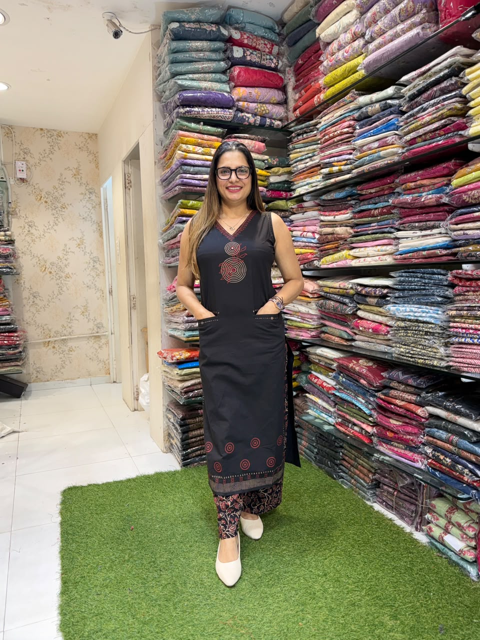 Pure Cotton Black 2pc Set