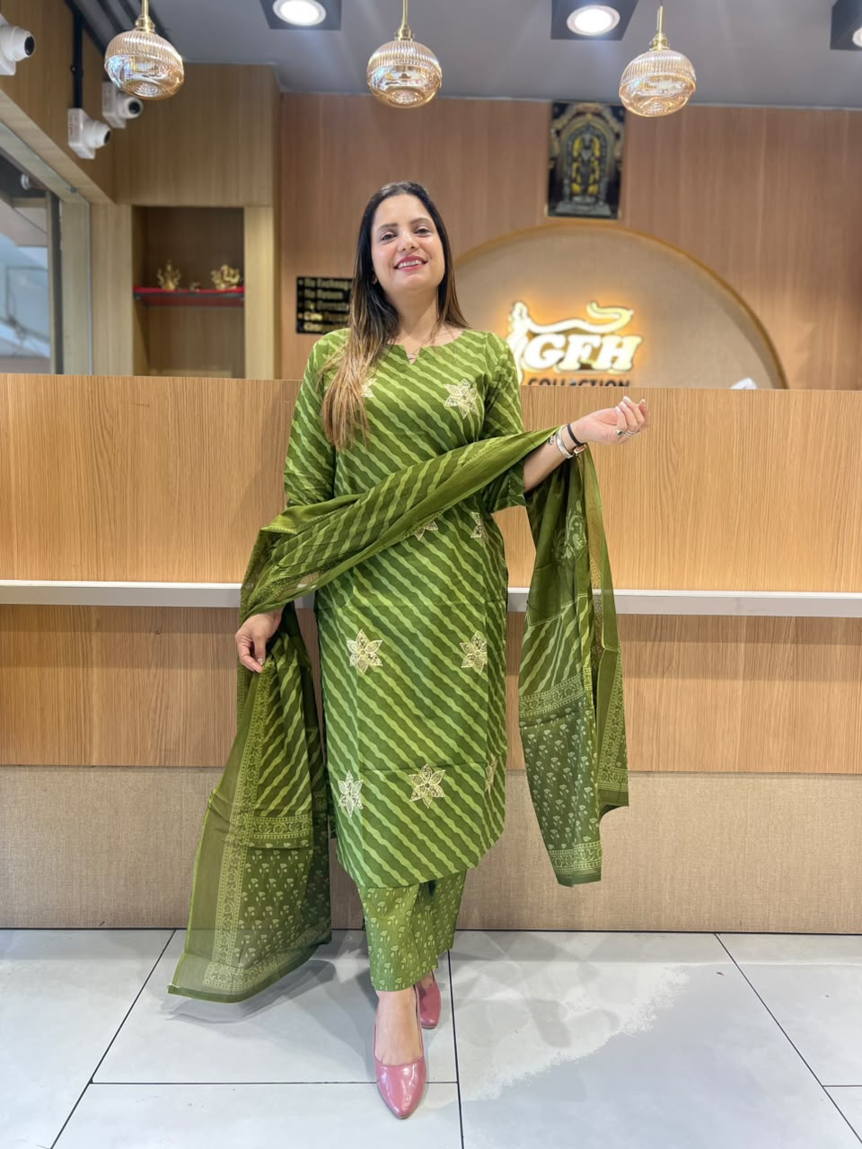Pure Cotton Green 3pc Set
